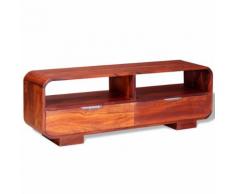 vidaXL Mobile Porta TV in Legno Massello di Sheesham 116x30x40 cm