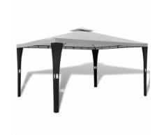 vidaXL Gazebo con Tetto 3x4 m Bianco Crema