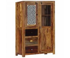 vidaXL Credenza 95x48x150 cm in Legno Massello di Sheesham
