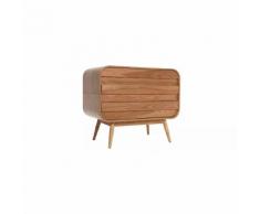 miliboo Cassettiera design frassino 3 cassetti