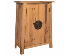 vidaXL Armadietto da Bagno in Massello di Pino Riciclato 59x32x80 cm