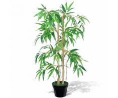 vidaXL Pianta Artificiale Bambù Twiggy con Vaso 90 cm