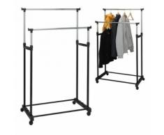 Storage solutions Appendiabiti Doppio 4 Ruote in Metallo