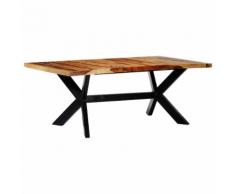 vidaXL Tavolo da Pranzo 200x100x75 cm in Legno Massello di Sheesham