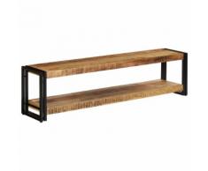 vidaXL Mobile Porta TV 150x30x40 cm Legno Massello di Mango