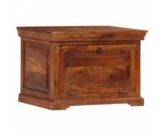 vidaXL Scarpiera 60x40x41 cm in Legno Massello di Acacia