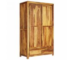 vidaXL Armadio in Legno Massello di Sheesham 110x55x190 cm