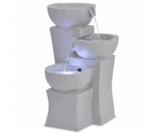 vidaXL Fontana da Interni con Luce a LED in Poliresina