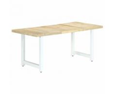 vidaXL Tavolo da Pranzo 180x90x76 cm in Legno Massello di Mango
