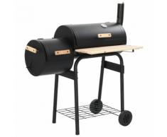 vidaXL Barbecue Classico Affumicatore a Carbonella
