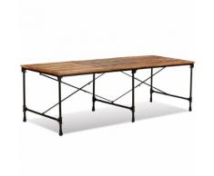 vidaXL Tavolo da Pranzo in Legno Massello Anticato 240cm