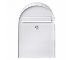 BURG-WÄCHTER Cassetta della Posta Nordic 680 W Acciaio Bianco