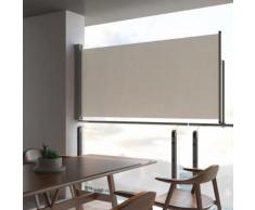 vidaXL Tenda da Sole Laterale Retrattile 120 x 300 cm Crema