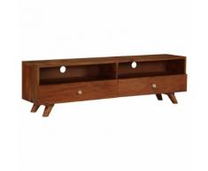 vidaXL Mobile Porta TV in Legno Massello di Recupero 140x30x40 cm