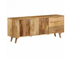 vidaXL Credenza in Legno Massello di Mango 170x40x70 cm