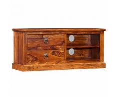 vidaXL Mobile Porta TV in Legno Massello di Sheesham 90x30x40 cm