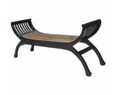 vidaXL Panca Abaca Marrone