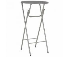 vidaXL Tavolo da Bar Antracite 60x112 cm in MDF