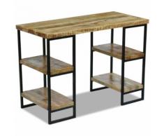 vidaXL Scrivania da Ufficio in Legno di Mango 110x50x76 cm
