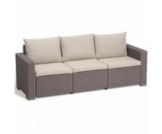 Allibert Divano da Giardino 7 pz California Cappuccino 231564