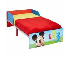 Disney Lettino Mickey Mouse 143x77x43 cm Rosso WORL119013