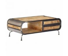 vidaXL Tavolino da Caffè 100x50x35 cm Legno Massello di Mango