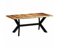 vidaXL Tavolo da Pranzo 180x90x75cm in Legno Massello di Sheesham