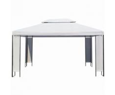 vidaXL Gazebo Bianco 3x4 m