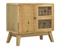vidaXL Credenza Marrone 60x30x56,5 cm in Legno