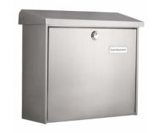 BURG-WÄCHTER Cassetta della Posta Comfort 3913 Ni Acciaio Inox Argento