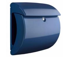 BURG-WÄCHTER Cassetta della Posta Piano 886 MB in Plastica Blu Marino