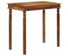 vidaXL Tavolo da Bar in Legno Massello di Sheesham 120x60x77 cm