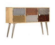 vidaXL Credenza 120x30x75 cm Legno Massello di Mango
