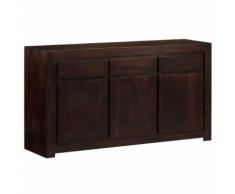 vidaXL Credenza in Legno Massello di Mango 147x40x80 cm