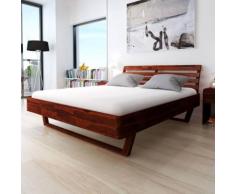 vidaXL Struttura Letto 180x200 cm in Legno Massello di Acacia