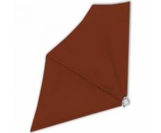 vidaXL Tenda Laterale per Terrazza Pieghevole Terracotta 140x140 cm