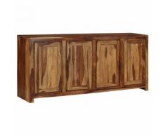 vidaXL Credenza in Legno Massello di Sheesham 180x40x80 cm