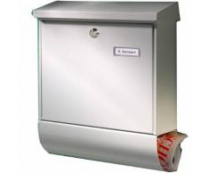 BURG-WÄCHTER Cassetta Postale Set Vario 86720 W Acciaio Bianco