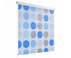 vidaXL Tenda a Rullo per Doccia 180x240 cm con Motivo a Cerchi