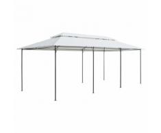 vidaXL Gazebo 600x298x270 cm Bianco