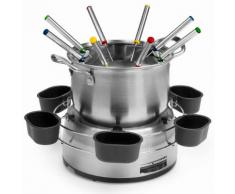 Princess Set Fonduta per Famiglie 800 W Acciaio Inossidabile Grigio