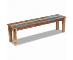 vidaXL Panca in Legno Massiccio di Recupero 160x35x46 cm