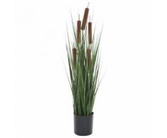 vidaXL Pianta Erba Verde Artificiale con Giunco 60 cm