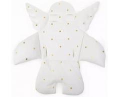 CHILDWOOD Cuscino Universale Seggiolone ad Angelo con Pois Oro CCASCGD