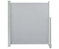 vidaXL Tenda da Sole Laterale Retrattile 140 x 300 cm Grigia