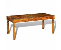 vidaXL Tavolo da Pranzo 180x85x76 cm in Legno Massello di Sheesham