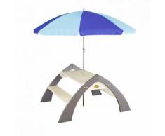 AXI Tavolo da Picnic per Bambini Kylo Grigio e Bianco A031.021.00