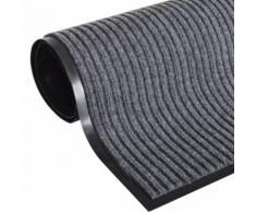 vidaXL Zerbino Grigio PVC 90 x 60 cm
