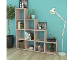 vidaXL Libreria a Scala/con Mensole 142 cm Rovere