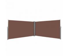 vidaXL Tenda da Sole Laterale Retrattile 160x600 cm Marrone